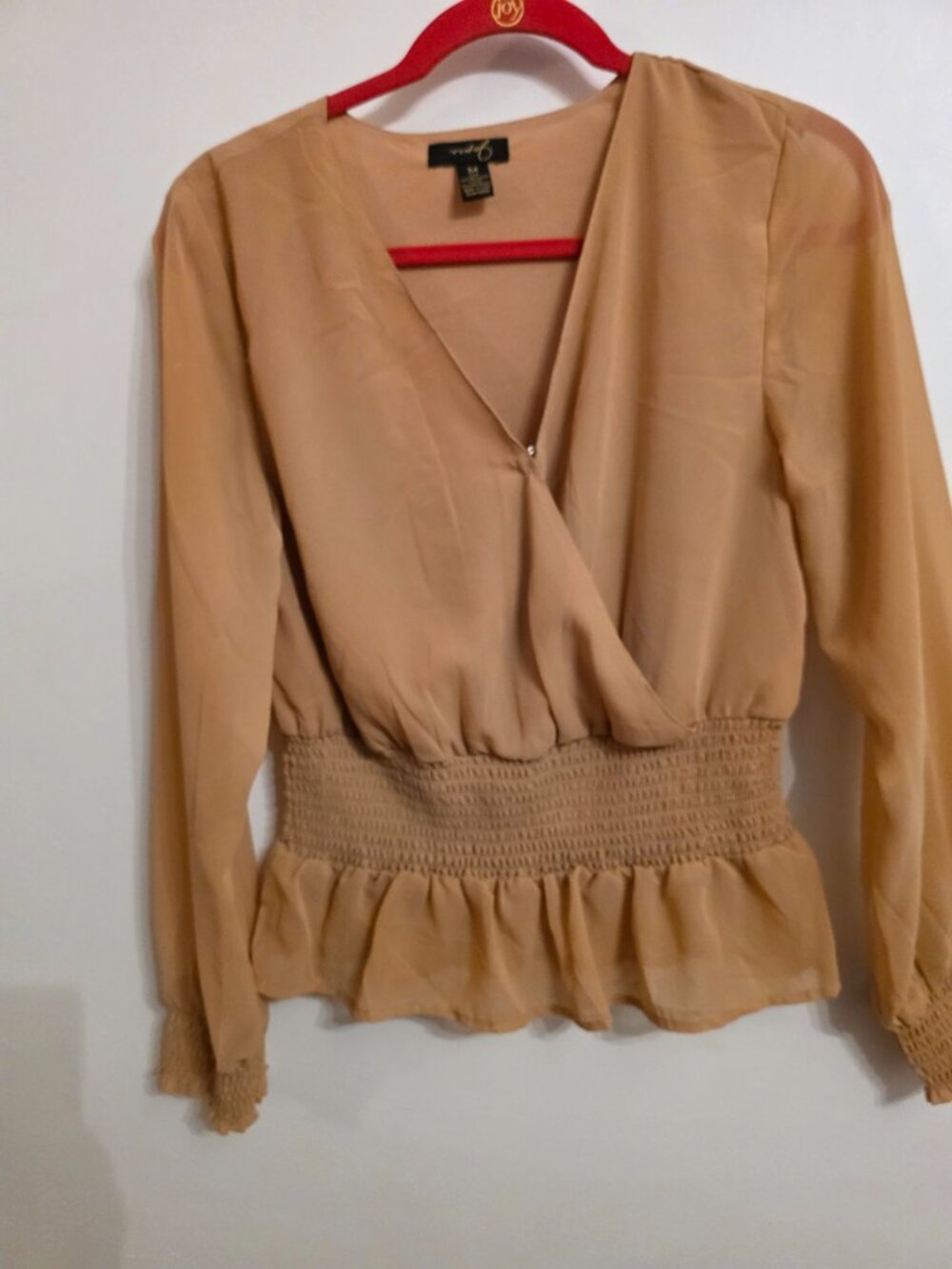 Japan Terracotta Long Sleeve Blouse Size Medium